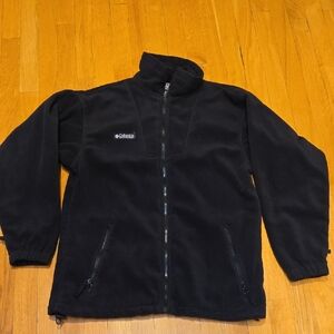 COLUMBIA Black Fleece Full Zip Jacket